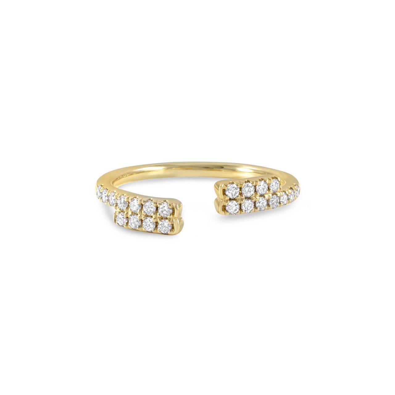 14K Yellow Gold Stackable Diamond Band 0.30carat