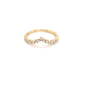 14K Yellow Gold Stackable Diamond Band 0.30carat