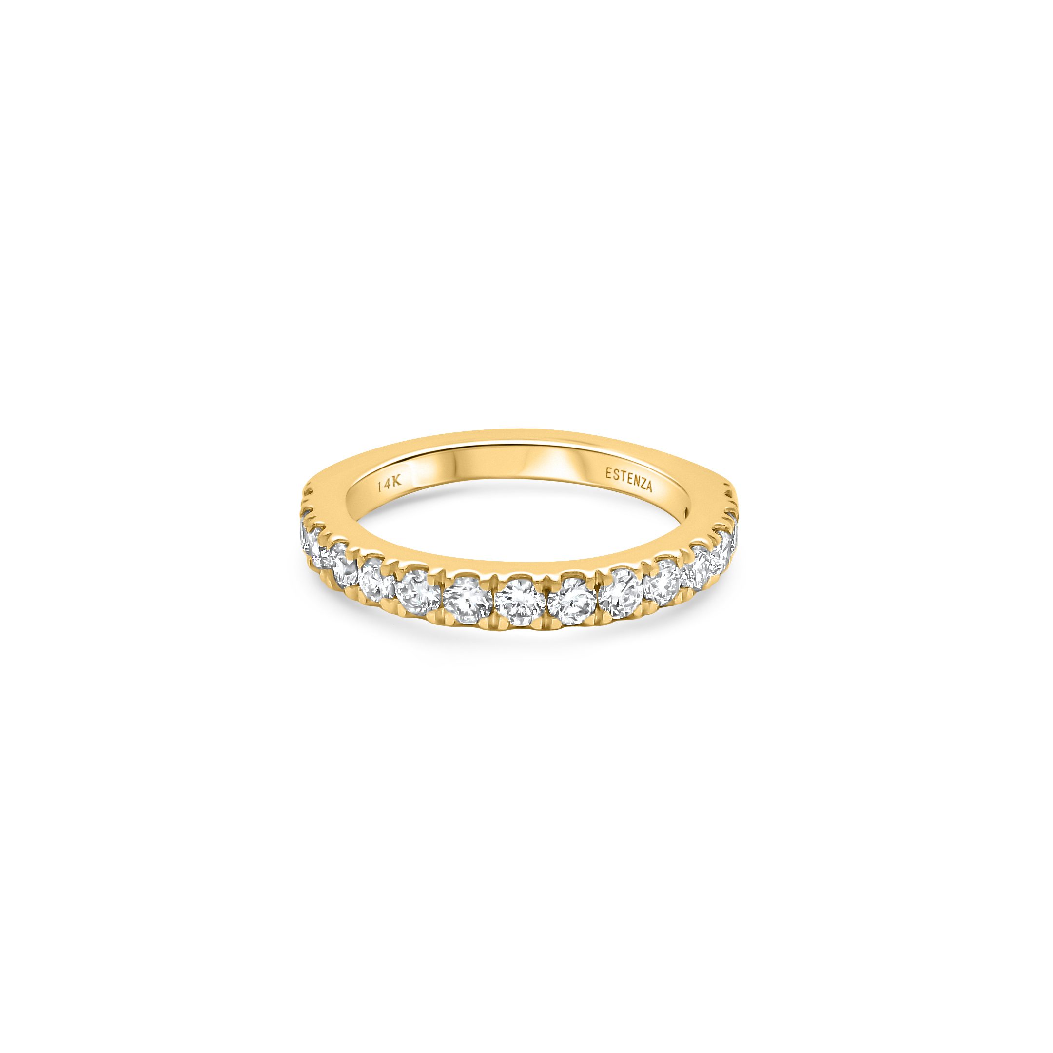 14K Yellow Gold Diamond Eternity Band 0.50carat