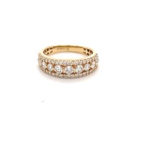 14K Yellow Gold Stackable Diamond Band 1.05carat